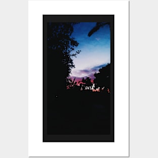 Pink sunset Posters and Art